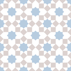 Beautiful seamless pattern of geometric elements in oriental style.