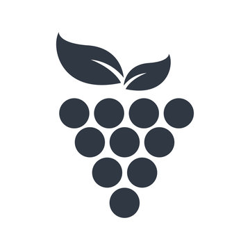 grape fruit fresh symbol image vector illustration