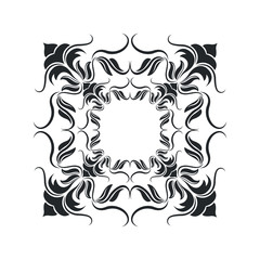 decorative frame vintage elegant flourish image vector illustration