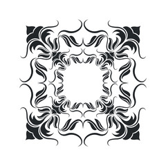 decorative frame vintage elegant flourish image vector illustration