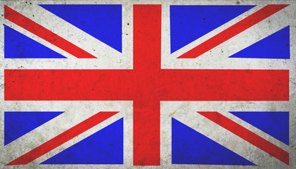 Grunge vintage United Kingdom flag for texture background. Concept memorial of international. Vintage and grunge style.
