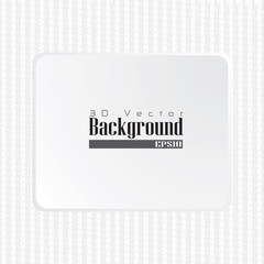 white 3d triangle square abstract background vector