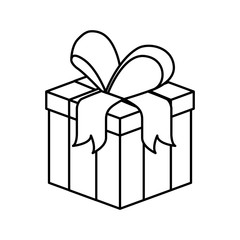 gift box present icon vector illustration design