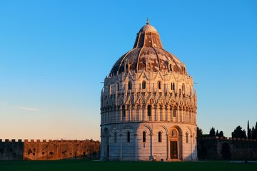 Pisa Piazza dei Miracoli sunrise