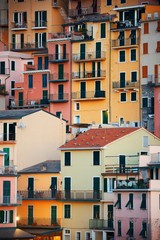 Fototapeta na wymiar Cinque Terre building background