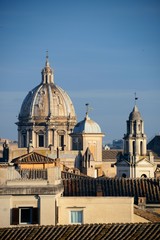 Fototapeta na wymiar Rooftop view of Rome