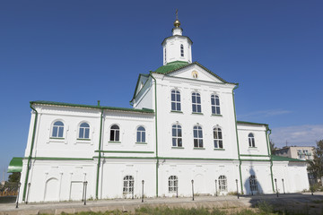 Fototapeta na wymiar Church of Nikolaya Chudotvortsa in the city of Kotlas Arkhangelsk region, Russia
