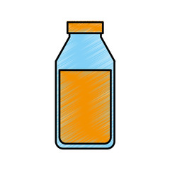 juice fruit bottle isolated icon vector illustration design