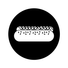 hot dog isolated icon vector illustration design