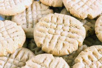Homemade peanut butter cookies