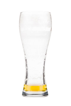 Beer Glass Almost Empty