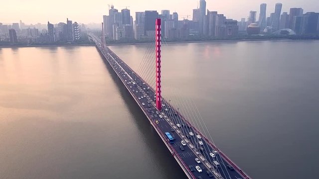 West Xing Bridge-Hovering Above-1080-60FPS