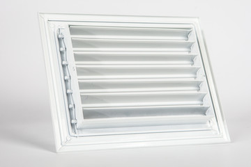 Lattice louver for ventilation. Framing for the ventilation window.