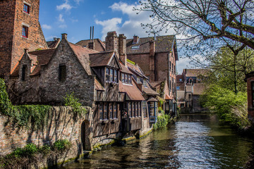 Naklejka premium Bruges Canal