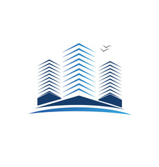 Vector - Real estate buildings logo