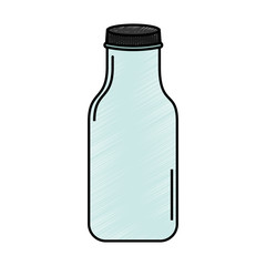 cristal bottle isolated icon vector illustration design