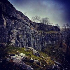 Cold day at Malham Cove