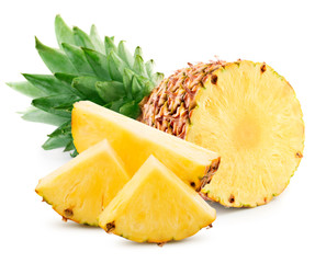 pineapple with slices