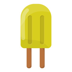 fruit ice cream vector illustration icon isolated cartoon dessert sweet cold snack tasty frozen candy flavor design delicious bar party pistachio
