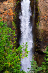 Closeup View of Tower Falls