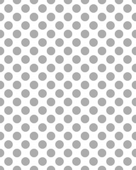 Fototapeta na wymiar Seamless pattern of gray dots on a white background, vector