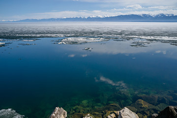 Lake Baikal in early May