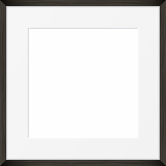 Fototapeta premium Square blank picture frame. Vector template