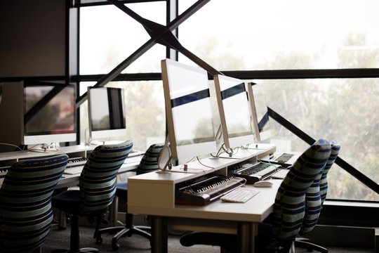 View of office interior