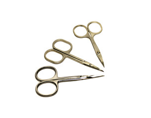 Manicure tools small scissors with rounded ends