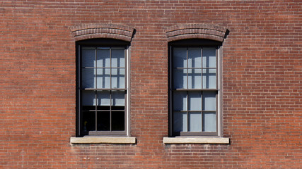 Fototapeta na wymiar two windows