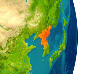 North Korea on planet