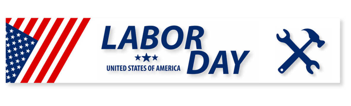 United state of America Labor Day poster design