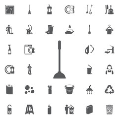 Toilet Plunger Icon.