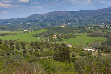 Idyllic rural landscape in Tuscany