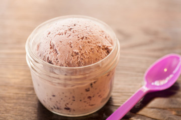 lavender-blueberry ice cream