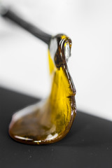 Cannabis Concentrates - Shatter Wax made from legal recreational and medical marijuana