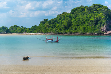 fishing boat on sea