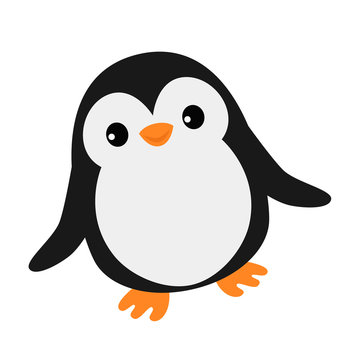 Simple happy penguin