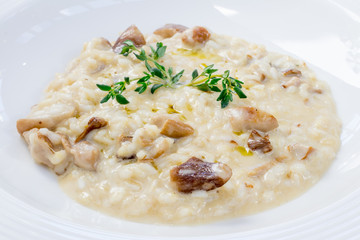 Risotto with porcini mushrooms