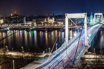 Budapest bridge - obrazy, fototapety, plakaty