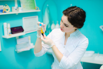 Medical cosmetology blood plasma