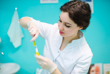 Medical cosmetology blood plasma