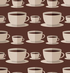 coffee seamless pattern