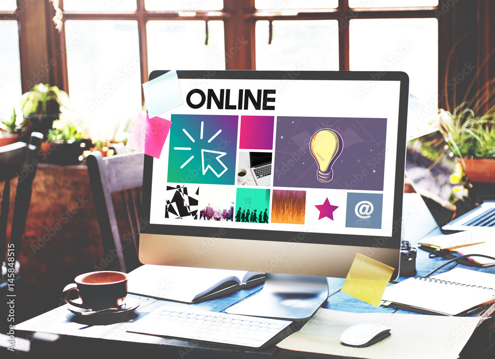 Poster website design ui software media www concept