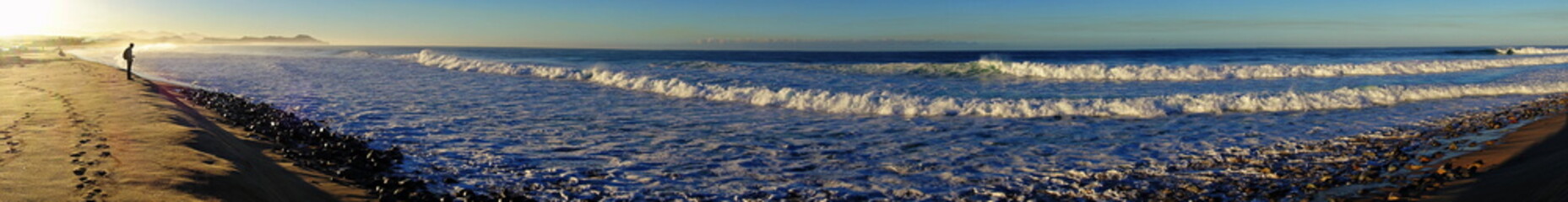 Obraz premium The surfing beach, La Pastora, near Todos Santos, Baja California Sur, Mexico