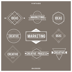 Icon Symbol Badge Logo Collection Concept