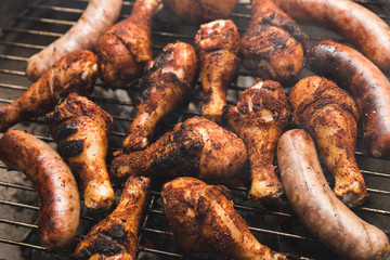 Grilled Meat with Seasonings