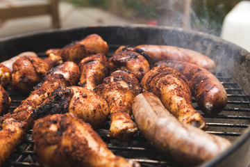 Grilled Meat with Seasonings
