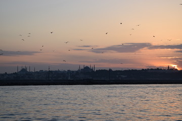 Obraz na płótnie Canvas Istanbul Sunset