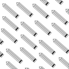 Isolted wooden pencil icon vector illustration graphic design